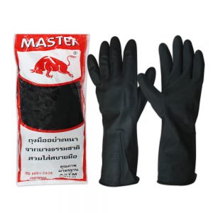 ถุงมือแม่บ้านMASTERกระทิงสีดำ1